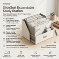 Witbliss™ SlideSort Expandable Study Station