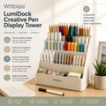 Witbliss™ LumiDock Creative Pen Display Tower
